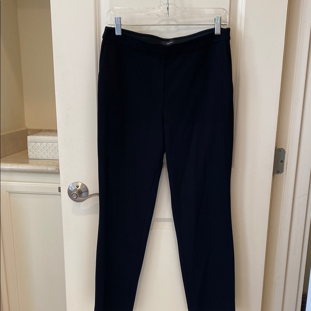 Theory Black Ankle Pants